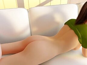 Japanese girl rides a penis in this erotic 3D video